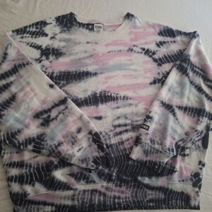 Pink Tie-Dye Sweatshirt
